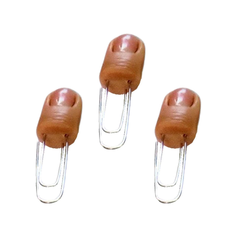 Creepy Finger Bookmarks – Fun Paperclip Bookmark Set | Resin Finger Clips for Halloween