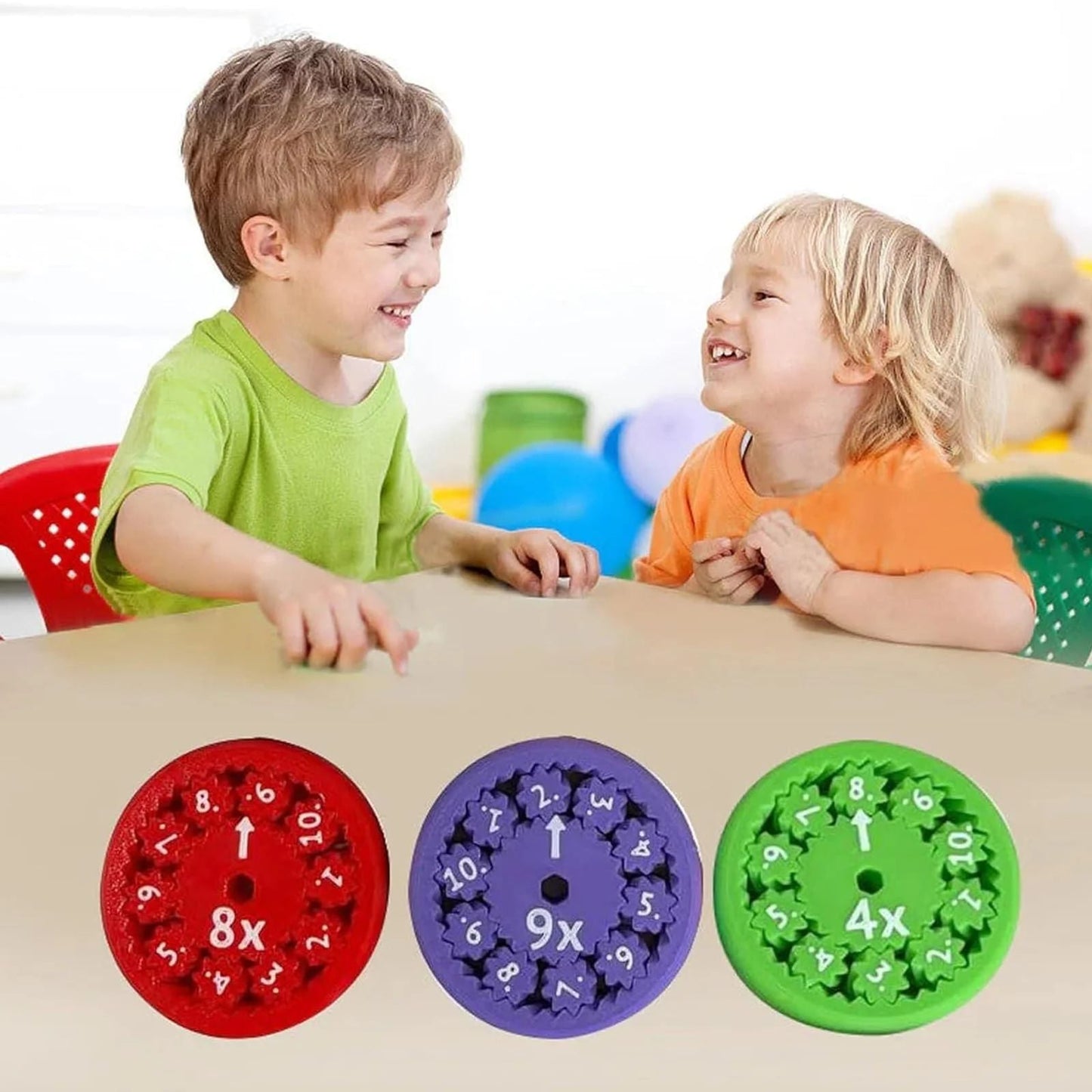 Math Fidget Spinner – Kids Arithmetic Learning Toy| Addition, Subtraction, Multiplication & Division |
